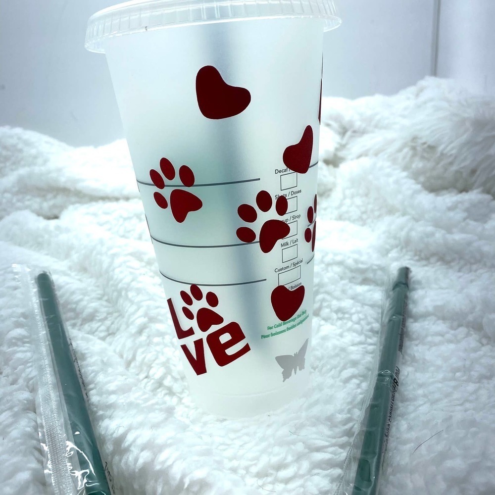 Valentine Day Mastiff MOM Starbucks 24oz Tumbler - Picture 2 of 4